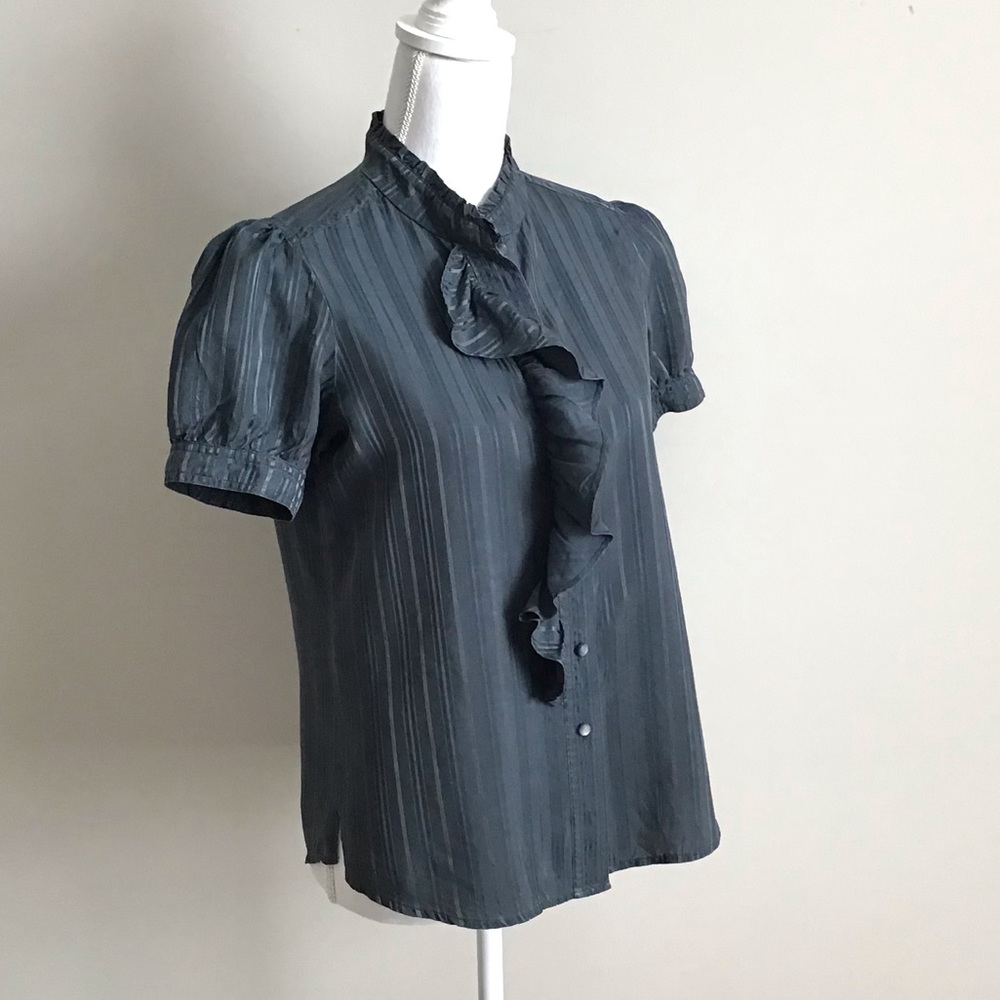 RARE Early 2000s Vintage Silk Blouse ASO Rory Gilmore and Paris in Gilmore Girls - Picture 14 of 14